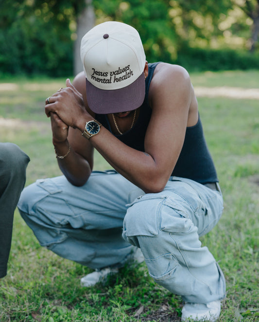 JVMH (Cream / Brown) Snapback